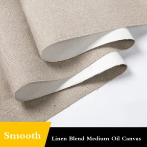 Professional blank canvas for painting Layer Acrylic oil painting canvas Linen Blend Primed art supplies for artist 1M One Roll