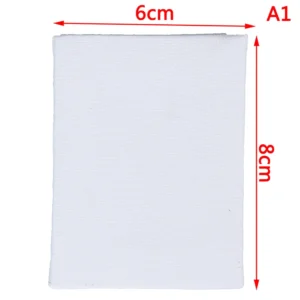 Blank White Mini Small Stretched Artist Canvas Art Board Oil Paint Board
