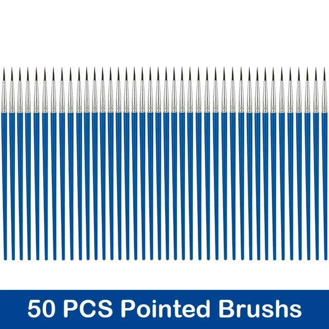 50 PCS Pointed Brush