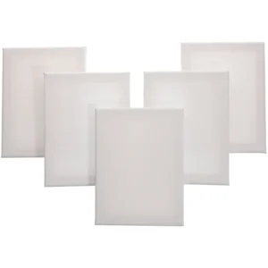 5 Pcs Blank Canvas Watercolor Canvases for Painting Small Acrylic Square Frame to Stretch Kit Kids Tiny Board Child Stretched