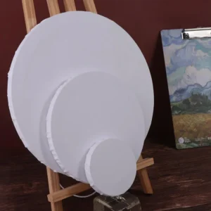 Canvas Painting Board Round Artist Boards Panels Panel Oil Stretched Blank Acrylic Drawing White Circle Canvases 10cm/20cm/30cm