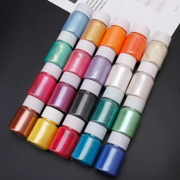 20 Colors Mica Powder Epoxy Resin Dye Pearl Pigment Natural Mica Mineral Powder - Image 4