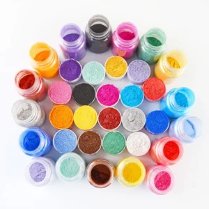 18 Colors Mica Powder Epoxy Resin Color Pigment Dye Set Cosmetic Grade Mica Powder for Lip Gloss Soap Making Bath Bomb