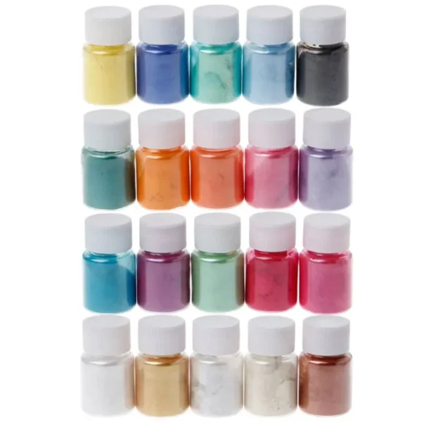 20 Colors Mica Powder Epoxy Resin Dye Pearl Pigment Natural Mica Mineral Powder - Image 3