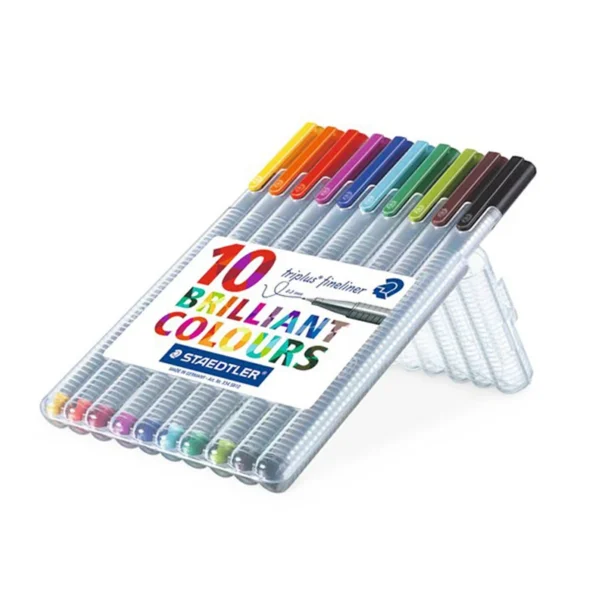 Staedtler Triplus Fineliner 334 Black Fine Tip Felt Tip 0.3mm Colored Marker Pen Drawing Liner Pen Paint Draw Liners Tiralineas - Image 3