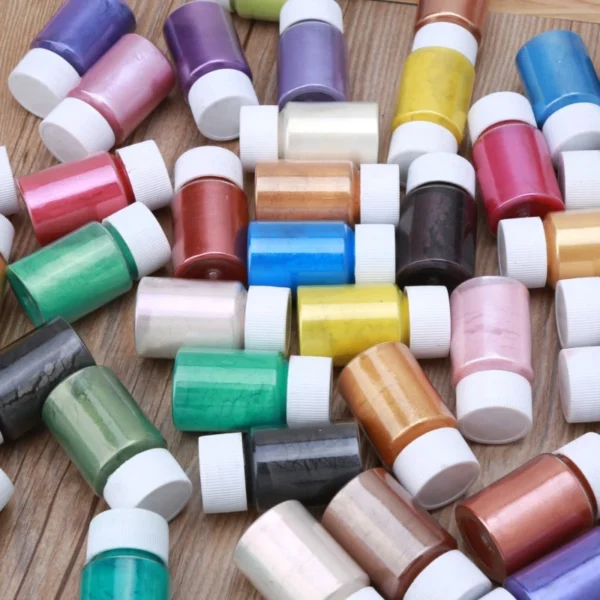 50Colors Pigments Brilliant Mica Powder Kit Epoxy Resin Colorant Makeup Bath Bomb Soap Candle Making Powder Pigment Kit Dropship - Image 3