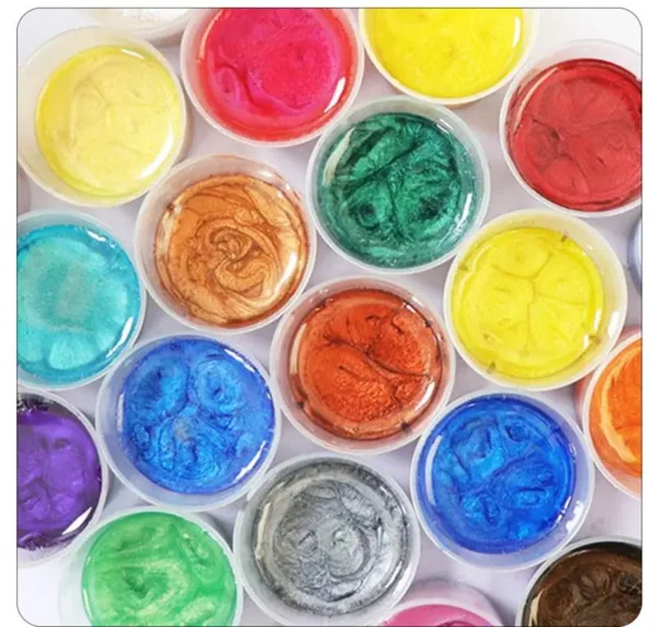 Pearlescent Mica Powder Epoxy Resin Dye Colorant Pigment Pearl Powder DIY Glitter Candle Dye Making Material Epoxy Resin Filler - Image 2