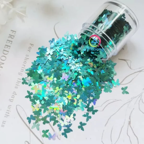 3pcs Polyester Festival Holographic Aqua Glitter Loose for Nail art Hair Face Fun Body Tumblers Craft Resin Mica powder - Image 2