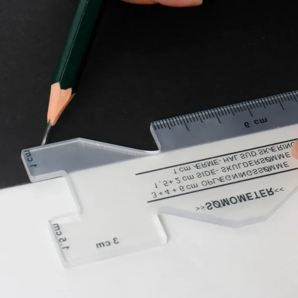 Precision Seam Measuring Gauge Fabric Marker Metal Quilting Tailor Ruler Template Sewing Ruler DIY Patchwork Craft Accessories - Image 4