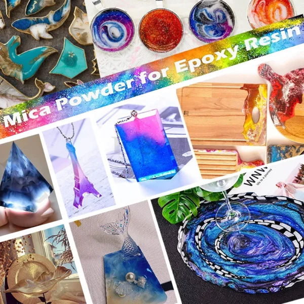 Metallic Pigment Powder Fine Real Mica Powder Pigment Metal Color Dye for Epoxy Resin Slime Soap Candle Paint Nail DIY Craft 10g - Image 4