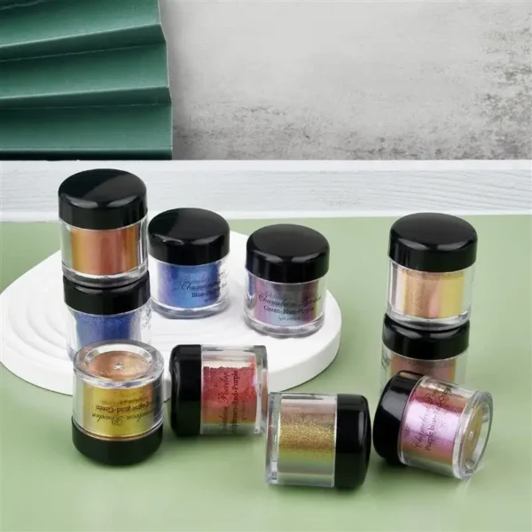 3g/Bottle Mirror Chameleon Powder Shift Mica Powder DIY Epoxy Resin Crystal Silicone Mold Pearl Pigment Painting Dye - Image 3