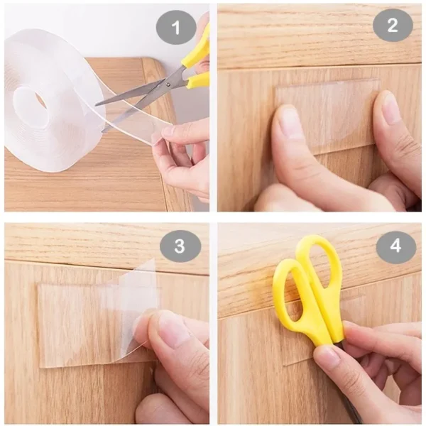 1/2/3/5M Strong Double Sided Tape for Walls Removeable - Image 5