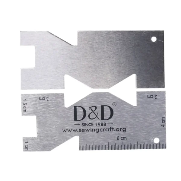 Metal Measuring Gauge Quilting Ruler High Quality Hand Sewing Templates Ruler Sewing Gauge for Patchwork Sewing Tool Accessory - Image 4