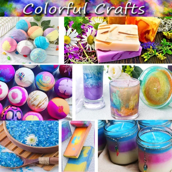Metallic Pigment Powder Fine Real Mica Powder Pigment Metal Color Dye for Epoxy Resin Slime Soap Candle Paint Nail DIY Craft 10g - Image 3