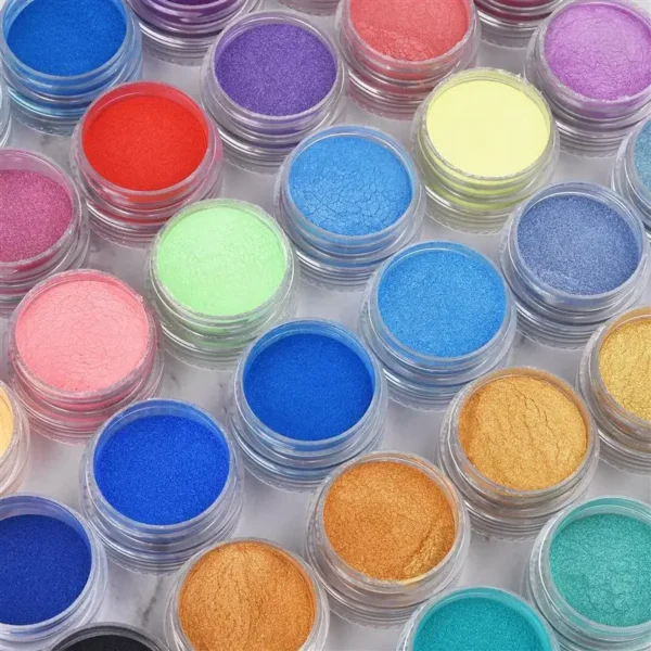 6 Colors/Set Pearlescent Powder Resin Pigment Mica Mineral Powder Dye DIY Epoxy Resin Jewelry Making Nail Art Decor Makeup - Image 2