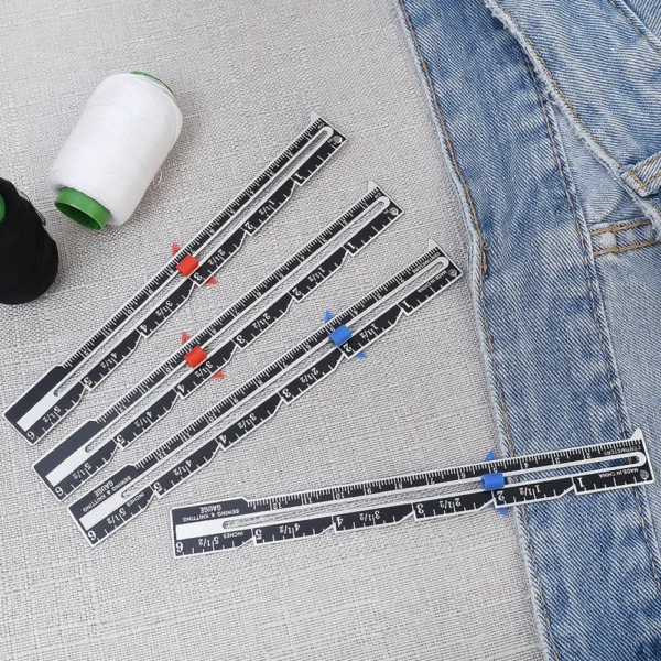 1–4Pcs  square up Quilt Rulers – Sliding Gauge Sewing Tools to Square Up a Quilt - Image 2
