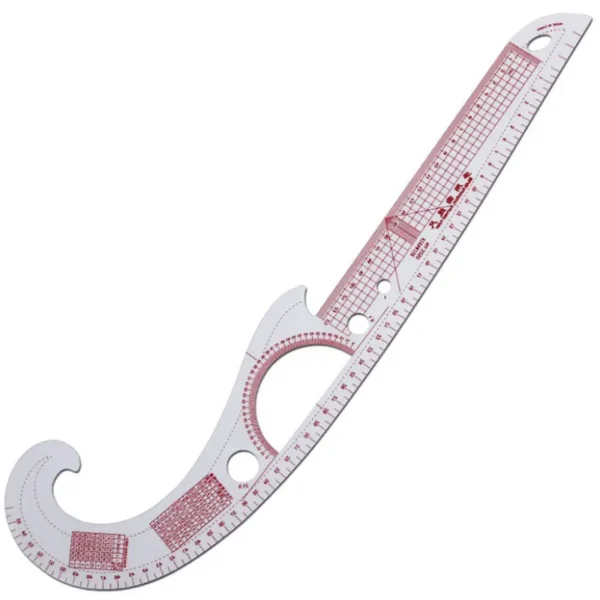 French Curve Rulers Multi-function Ruler Fashion Design Rulers for Fabric Cutting Sewing Measure Template Metric Ruler