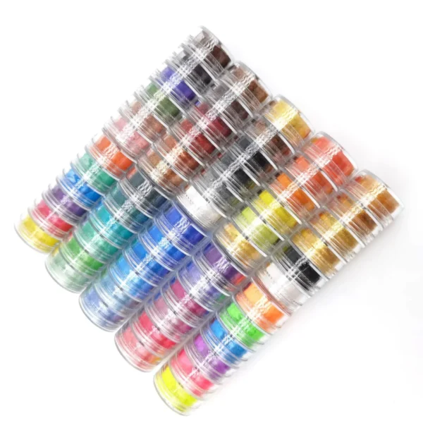 6 Bottbles/Set 10 Colors Cosmetic Grade Pearlescent for DIY Resin Mold Dyes Natural Mica Mineral Powder Epoxy Resin Dye Pigment - Image 5